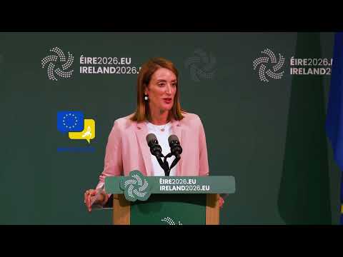 Video Thumbnail: Metsola on Ireland’s Neutrality: Europe Must Find Unity on Peace, Gaza and Security!