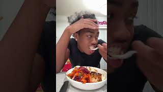 Mommy made salmon ❤️#viral#fyp#mukbang#foodie#usa#unitedstates#lovely Mimi