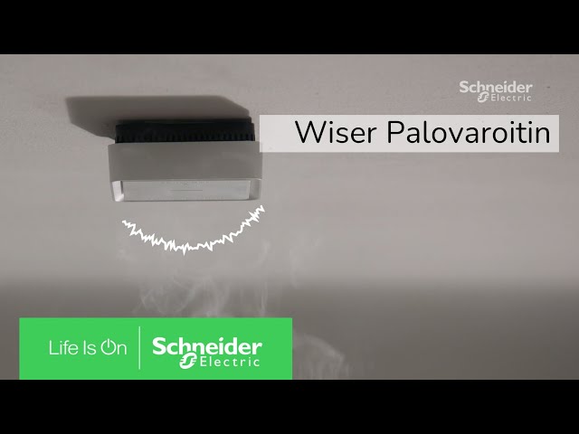 schneider electric Fire alarm - optical smart alarm wiser