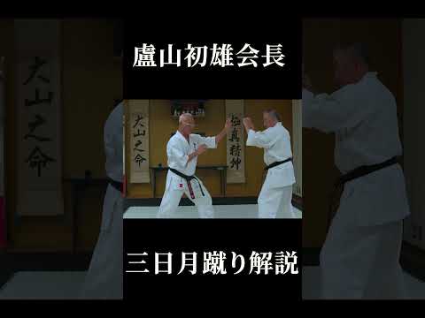 【盧山初雄会長直伝】三日月蹴り　Shorts