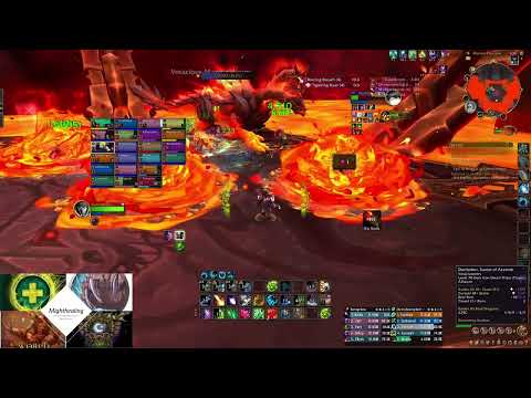 Magmorax Heroic, Aberrus, the Shadowed Crucible raid. Resto Druid PoV