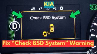 how To Fix "Check BSD System" Warning In Kia?