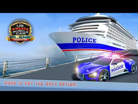 US Police Muscle Car Cargo Plane Flight Simulator Fazbro Gameplay