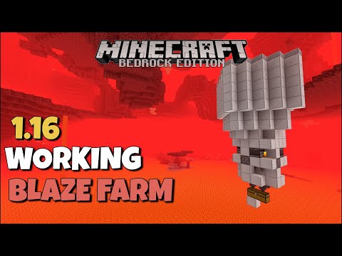 [NEW] EASY BLAZE FARM TUTORIAL for Minecraft Bedrock Edition 1.16(MCPE/Xbox/Windows 10/PS4/Switch)