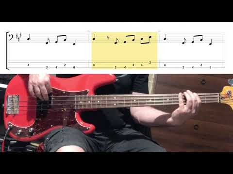 Albert King - Born Under A Bad Sign ( Bass Cover Tab In Video )