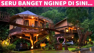 Download lagu ASLI, ENAK BGT SUASANA NGINEP DI SINI...! Rumah Pohon Taman Safari | Hotel bagus di puncak Bogor mp3