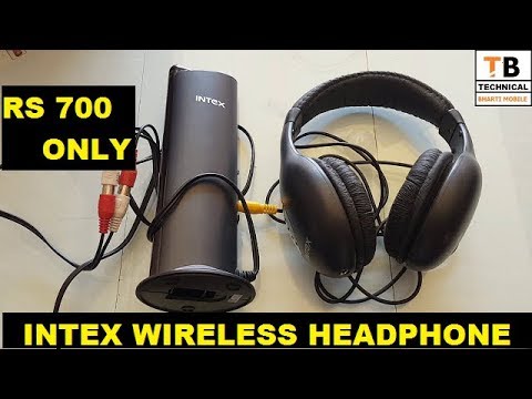 Intex Wireless Headphone Unboxing