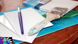 Dollar Tree Art Supplies Canvas Review | Do they really work