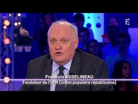 François Asselineau de l'Union Populaire Républicaine - On n'est pas couché 20 septembre 2014 #ONPC