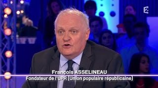 François Asselineau de l’Union Populaire Républicaine – On n’est pas couché 20 septembre 2014 #ONPC