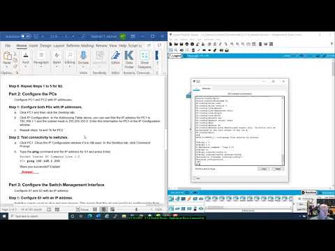 CCNA ITN - 2.7.6 Packet Tracer - Implement Basic Connectivity