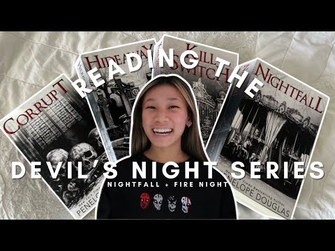 finishing the devil's night series by penelope douglas🖤😈 | reading vlog