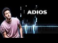Sebastian Yatra - Adios | Piano Karaoke Cover Sebastian Yatra - Adios | Piano Karaoke Cover