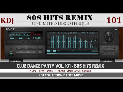 80s HITS REMIX (Club Dance Party 101 - KDJ 2023)