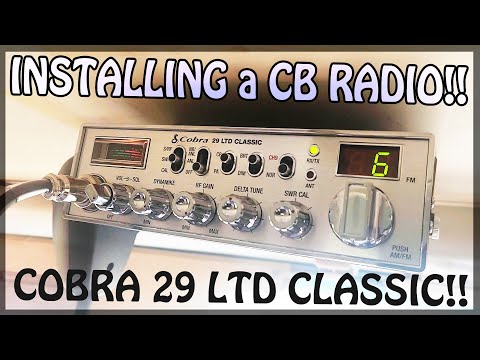 I Installed a CB RADIO In My Van!! STEP BY STEP Installation & TEST!! COBRA 29 LTD CLASSIC CB RADIO!