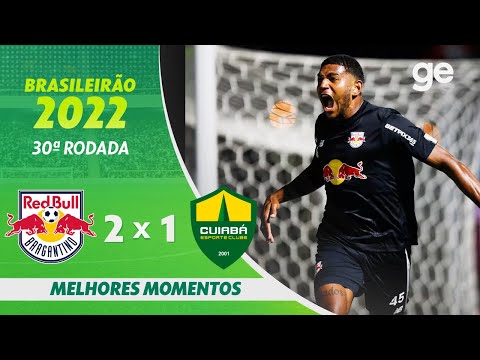 Gols e lances de Red Bull Bragantino x Cuiabá