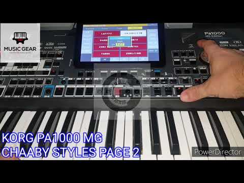 KORG PA1000 MG - NEW CHAABY STYLES PAGE 2 إيقاعات شعبي جديدة صفحة ٢