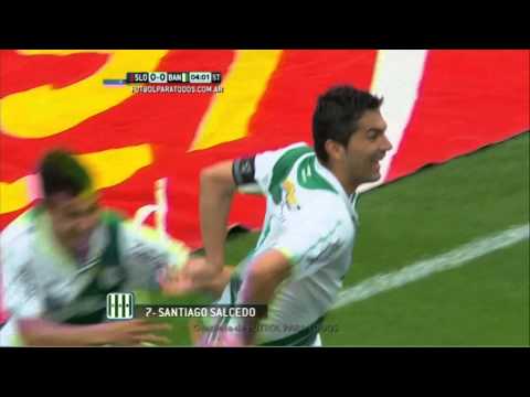 Gol de Salcedo. San Lorenzo 0 - Banfield 1. Fecha 3. Torneo Primera División 2014. FPT