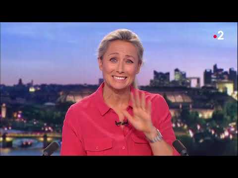 Anne-Sophie Lapix - Crise de fou rire au 20h du 10/05/2021