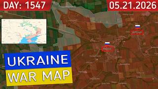 Pokrovsk direction | Russia and Ukraine war map 21 May 2026 | Military summary latest news today