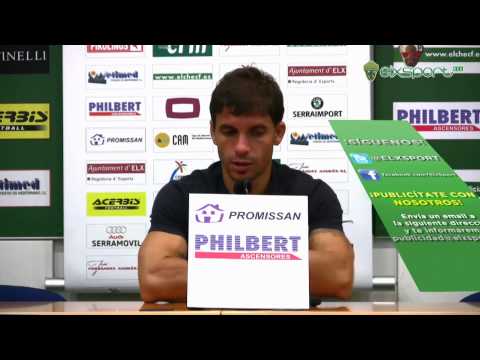Elxsport.com Elche CF: Temp 12/13 J1. Rueda de prensa Rivera