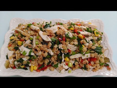 Tavuklu Yıldız Şehriye Salatası Tarifi