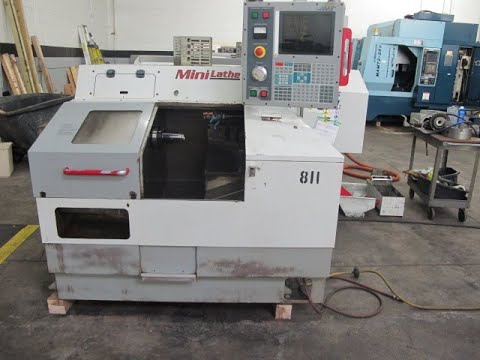 Haas Mini Lathe CNC Gang Style Turning Center Sold by Machinesused.com