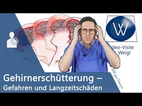 Gehirnerschütterung: Welche Gefahren entstehen und gibt es Langzeitschäden? Typische Symptome!