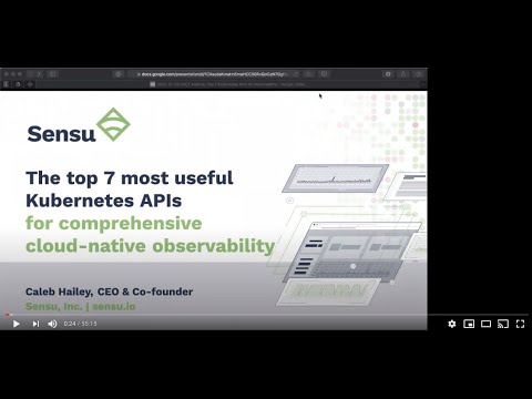 Webinar: The top 7 most-useful Kubernetes APIs for comprehensive cloud-native observability