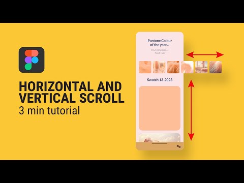 How to Design a Horizontal and Vertical Scroll in Figma