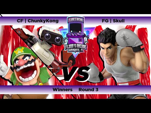 Flynn's Arcade 057 WR 3 - CF | ChunkyKong (Wario) Vs FG | Skull (Little Mac) SSBU Tournament