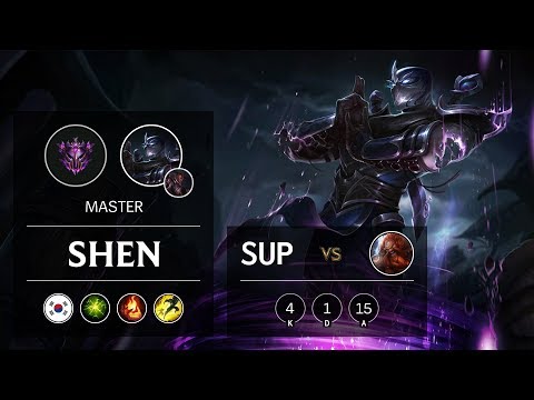 Shen Support vs Gragas - KR Master Patch 9.23