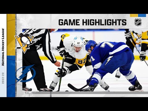 Penguins @ Lightning 3/2 | NHL Highlights 2023