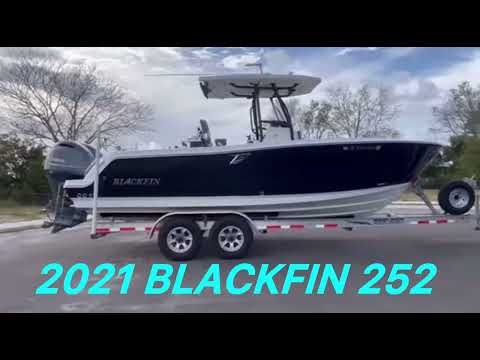 2021 Blackfin 252 CC Video
