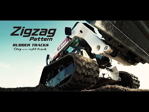 Zigzag pattern Rubber Tracks for Compact Track Loader