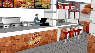 Design a fast food restaurant