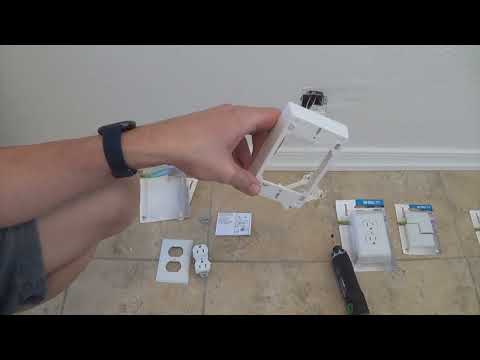 Installing Legrand on-wall electrical conduit in older masonry unit