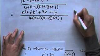 Advanced Higher Mathematics: proof by induction - summation with fractions
