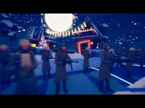 WW2 German trench VS 100 Squire | TABS Gameplay