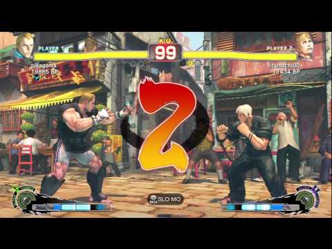 pikagoma [Abel] vs sitamachi00 [Cody] SSF4 Japanese Online Ranked Matches - TRUE-HD