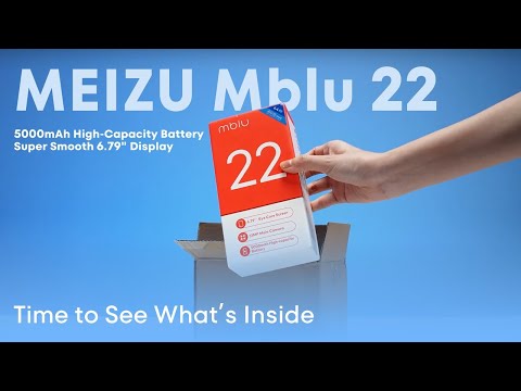 Unboxing the MEIZU Mblu 22. Clean design, smooth screen, solid feel.