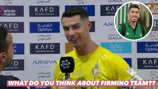 Cristiano Ronaldo talks about defeating Roberto Fi