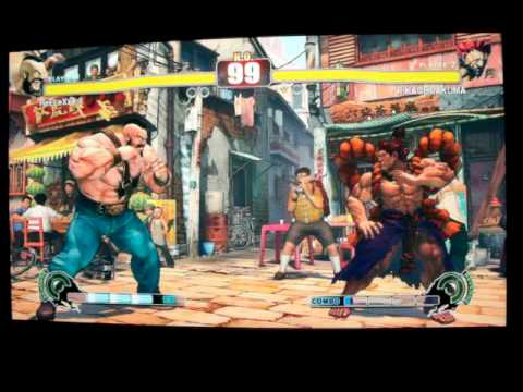 ReFLeXxX ll ( ZANGIEF ) VS JR RODRIGUEZ ( AKUMA ) STREET FIGHTER IV ON XBOX 360 GAME 1