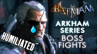 BATMAN Arkham Series Most Wanted & Boss Fights | New Game Plus, No detective mode