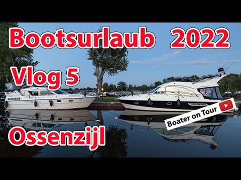 Vlog 5: Boating holiday 2022 - Ossenzijl - boating in June through the Netherlands - from Giethoorn