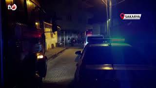 Gazı Takılı Kalan Otomobil Beton Çite Çarparak Yan Yattı