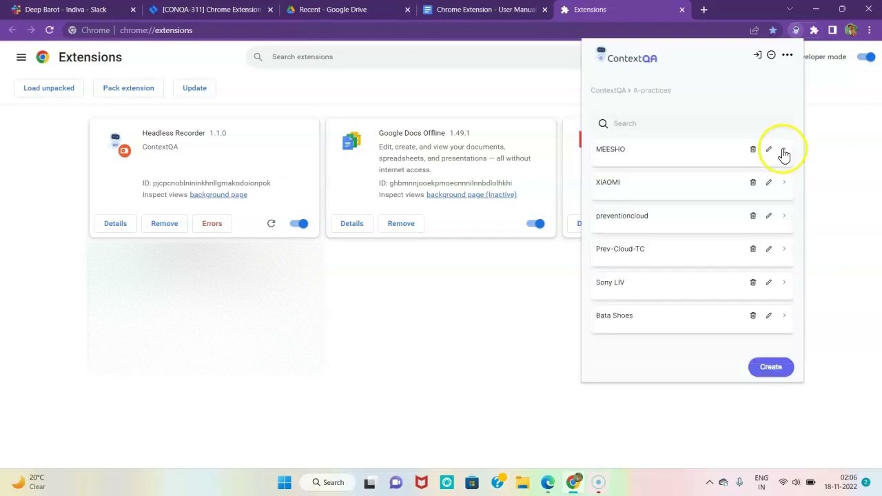 Delete Test Case Steps