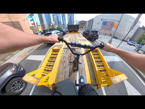 Playing in Traffic (NYC BMX)