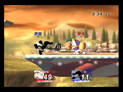 JIASS 1 W½F JJROCKETS (Ice Climbers) Vs. Fooly (Game and Watch) 1