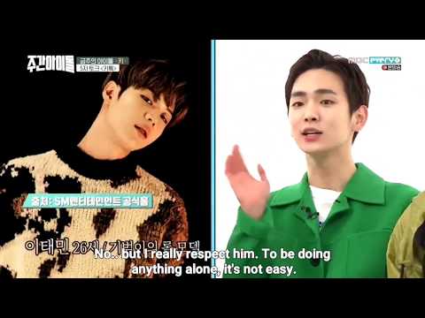 (Eng Sub) 181121 SHINee's Key Solo Role Model? (Weekly Idol)